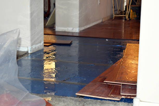Professional Water Damage Restoration technician working in Orange, OH